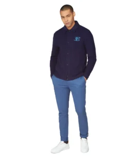 Baird Casual Jackets B By Ben Sherman Loopback Coach Jacket - Marine
