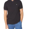 Baird B By Ben Sherman Baseball-Collar Pique Polo - Black B By Ben Sherman Shop