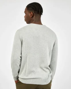 Baird Signature Knit Crewneck Sweater - Steel Sweaters