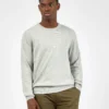Baird Signature Knit Crewneck Sweater - Steel Sweaters