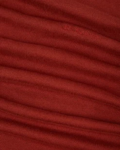 Baird Sweaters Signature Knit Crewneck Sweater - Burnt Orange