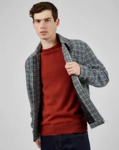 Baird Sweaters Signature Knit Crewneck Sweater - Burnt Orange