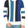 Baird B By Ben Sherman Stripe Crewneck Sweater - Marine