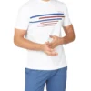Baird Loungewear Sport Stripe Graphic Tee - White
