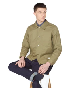 Baird Summer Trucker Jacket - Olive