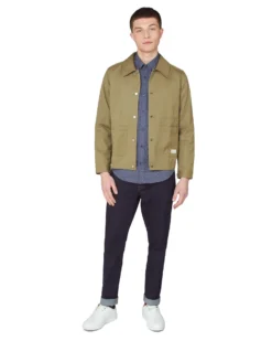 Baird Summer Trucker Jacket - Olive
