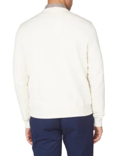 Baird Loungewear Signature Target Sweatshirt - Ecru