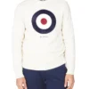 Baird Loungewear Signature Target Sweatshirt - Ecru