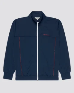 Baird Tricot Funnel-Neck Zip-Through Jacket - Marine