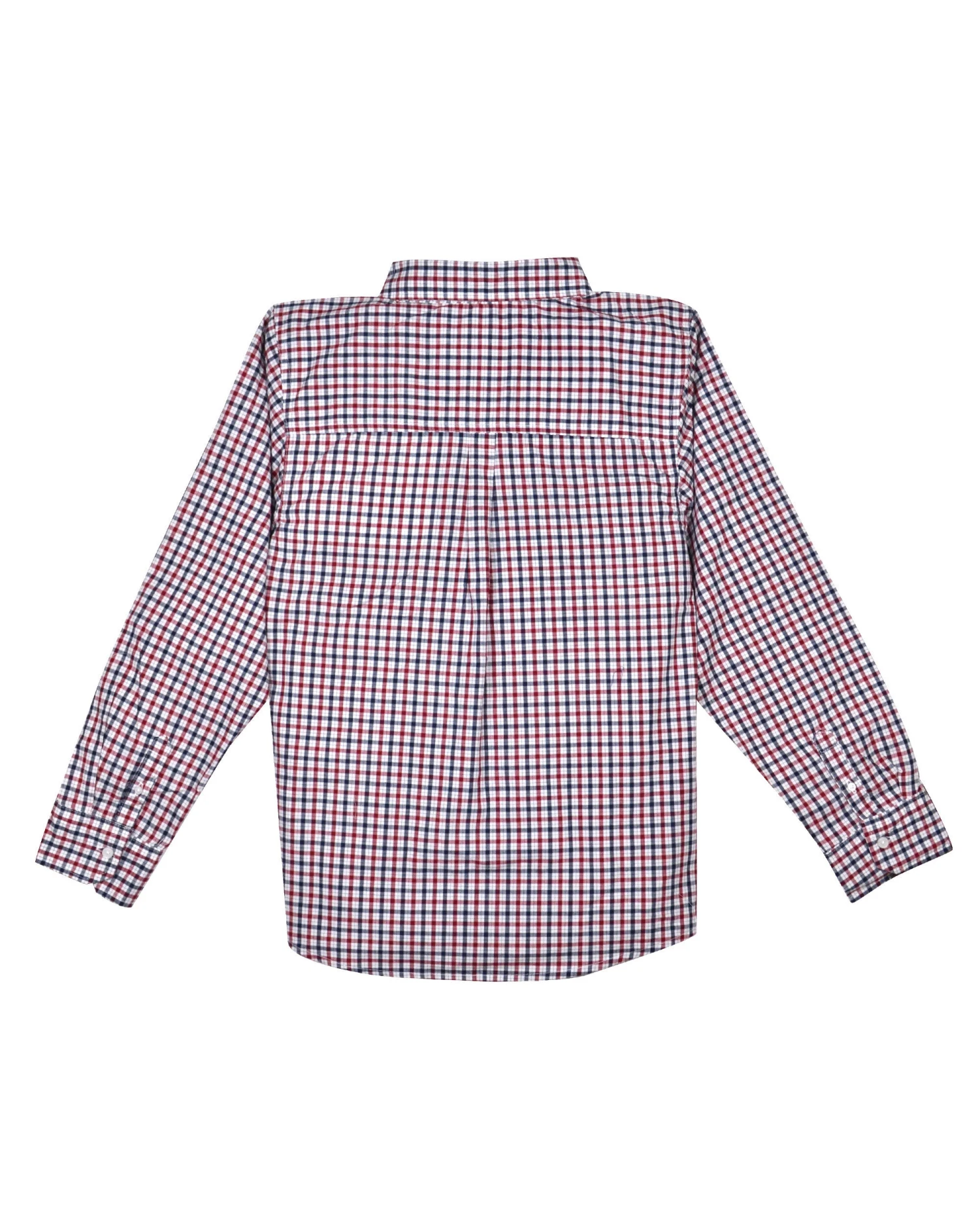 Babyfair Kids Shop Boys' Red & Blue Gingham Plaid Yarn Dyed Shirt (Sizes 4-7) 8 Babyfair Kids Shop Boys' Red & Blue Gingham Plaid Yarn Dyed Shirt (Sizes 4-7)