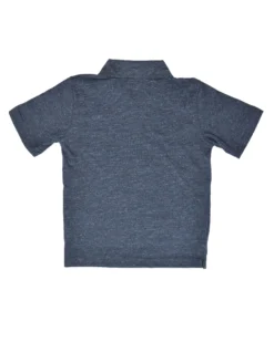 Babyfair Boys' Short-Sleeve Polo Shirt - Grey (Sizes 4-7)