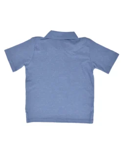 Babyfair Boys' Short-Sleeve Polo Shirt - Blue (Sizes 8-18) Kids Shop