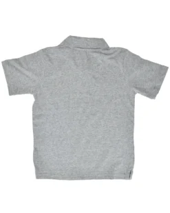 Babyfair Boys' Short-Sleeve Polo Shirt - Heather Grey (Sizes 8-18) Kids Shop