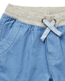 Babyfair Boys' Blue Drawcord Cotton Short (Sizes 4-7) Kids Shop 7 Babyfair Boys' Blue Drawcord Cotton Short (Sizes 4-7) Kids Shop