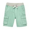Babyfair Boys' Green Drawcord Cotton Short (Sizes 4-7)