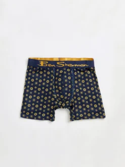 One Step Up Men's 4-Pack Microfiber Boxer Briefs - Navy/Red/Grey