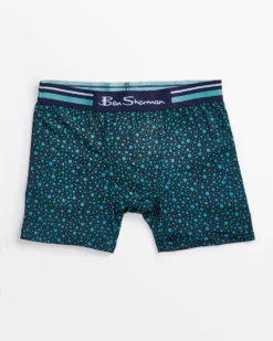 One Step Up Spring | Summer 2022 Men's 4-Pack Microfiber Boxer Briefs - Green