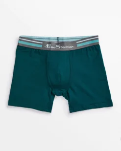 One Step Up Spring | Summer 2022 Men's 4-Pack Microfiber Boxer Briefs - Green