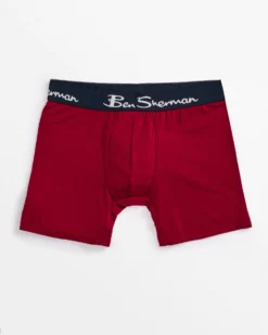 One Step Up Spring | Summer 2022 Men's 5-Pack No-Fly Cotton Stretch Boxer Briefs - Red Multi