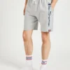 One Step Up Casual Knit Logo Shorts - Grey
