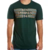 Zuma Retro Chest Graphic Tee - Dark Green Loungewear