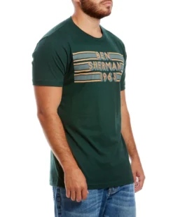 Zuma Retro Chest Graphic Tee - Dark Green Loungewear