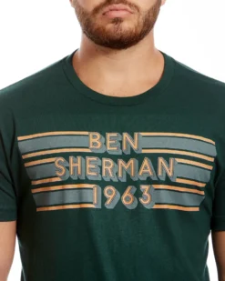Zuma Retro Chest Graphic Tee - Dark Green Loungewear