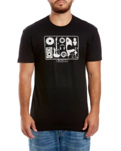 Zuma Loungewear Airfix Model Graphic Tee - Black
