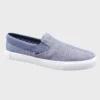 GMI Pete Slip On Textile Sneaker - Light Blue Denim Spring | Summer 2022