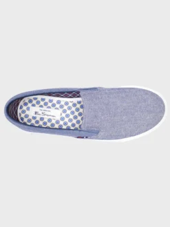 GMI Pete Slip On Textile Sneaker - Light Blue Denim Spring | Summer 2022
