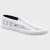 GMI Pete Slip On Striped Textile Sneaker - Light Blue Stripe Spring | Summer 2022