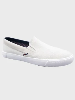GMI Pete Slip On Textile Sneaker - Light Grey