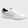 GMI Ollie Mod Leather Trainer Sneaker - White/Green 1 GMI Ollie Mod Leather Trainer Sneaker - White/Green