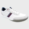 GMI Racer Old School Mod Stripe Jogger Sneaker - White Loungewear