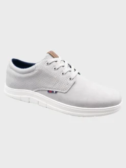 GMI Lyle Textured Lace-up Oxford Shoe - Grey