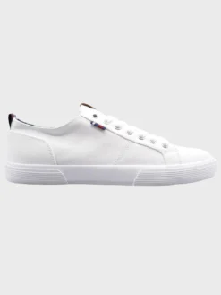 GMI Bradford Washed Canvas Sneaker - White