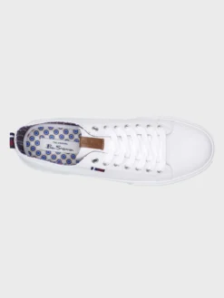 GMI Bradford Washed Canvas Sneaker - White