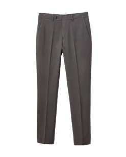 Weatherproof Cave Bi-Stretch Flat Front Suit Pant - Dark Grey Tailored Shop