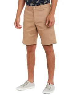 Oved Sateen Chino Short - Stone