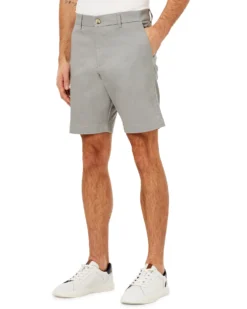Oved Sateen Chino Short - Grey