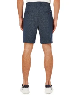 Oved Diamond-Print Fashion Short - Dark Navy Shorts