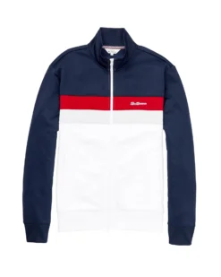 Oved Vintage Stripe Track Jacket - Navy Blazer Loungewear