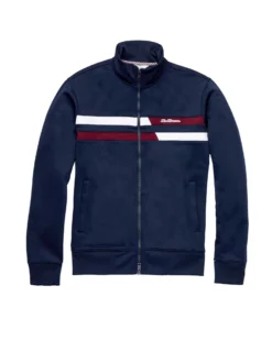 Oved Two-Stripe Track Jacket - Navy Blazer Loungewear