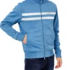 Oved Two-Stripe Track Jacket - Parisian Blue Loungewear