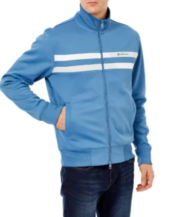 Oved Two-Stripe Track Jacket - Parisian Blue Loungewear