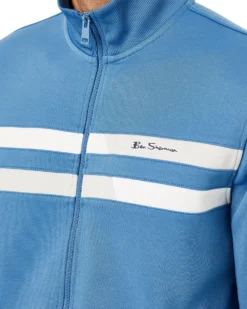 Oved Two-Stripe Track Jacket - Parisian Blue Loungewear