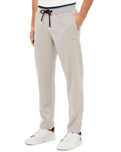 Oved Joggers & Track Pants Drawcord Stripe Track Pant - Heathered Grey
