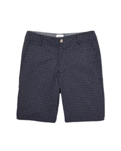 Oved Signature Gingham Short - Dark Blue