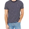 Oved Towling Stripe Crew T-Shirt - Maritime Blue 2 Oved Towling Stripe Crew T-Shirt - Maritime Blue