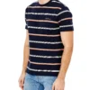 Oved Loungewear Collegiate Stripe Crew T-Shirt - Salute